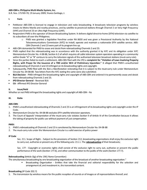 abs-cbn vs. philippine multimedia system case digest|21 Abs.